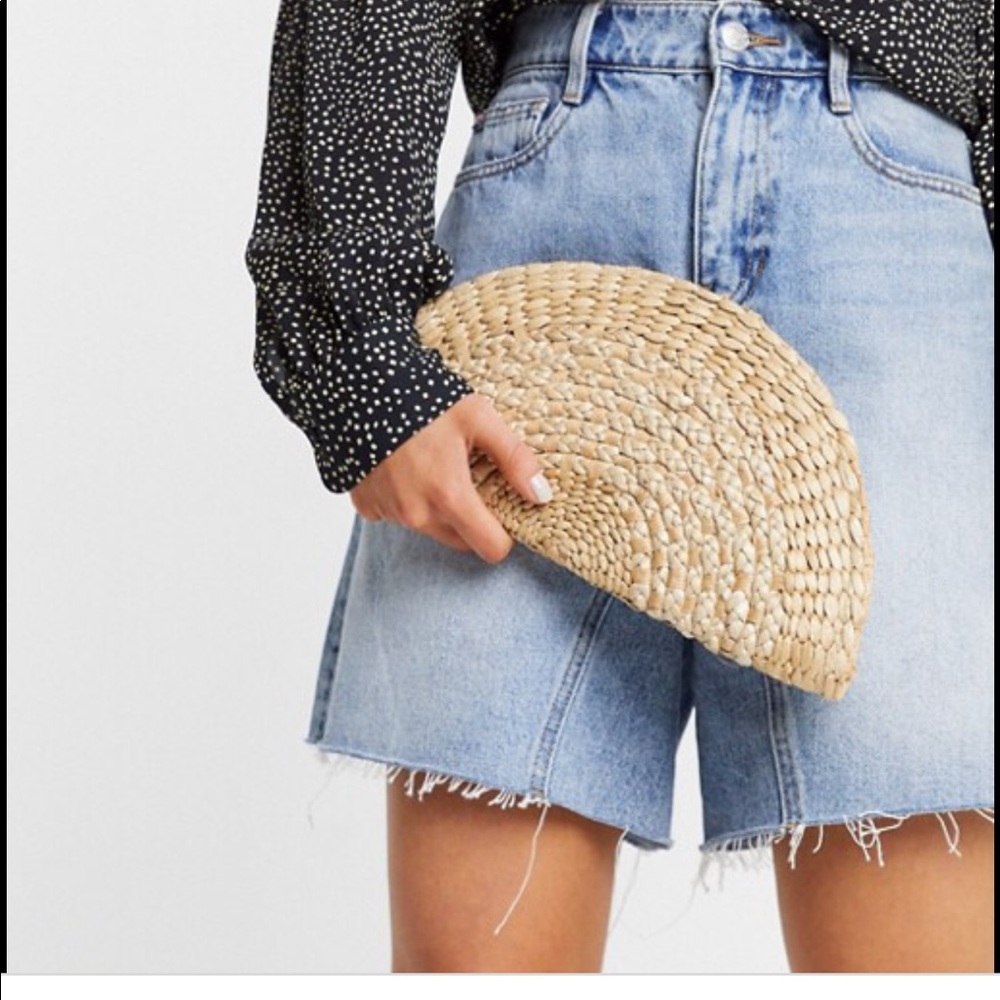 Universal Thread Tan Patterned Clutch - image 5